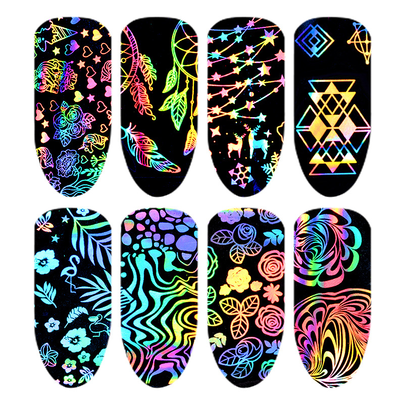 8 قطعة المجسم الملونة مسمار مل - مراجعة Nail Art Lotso وسعره