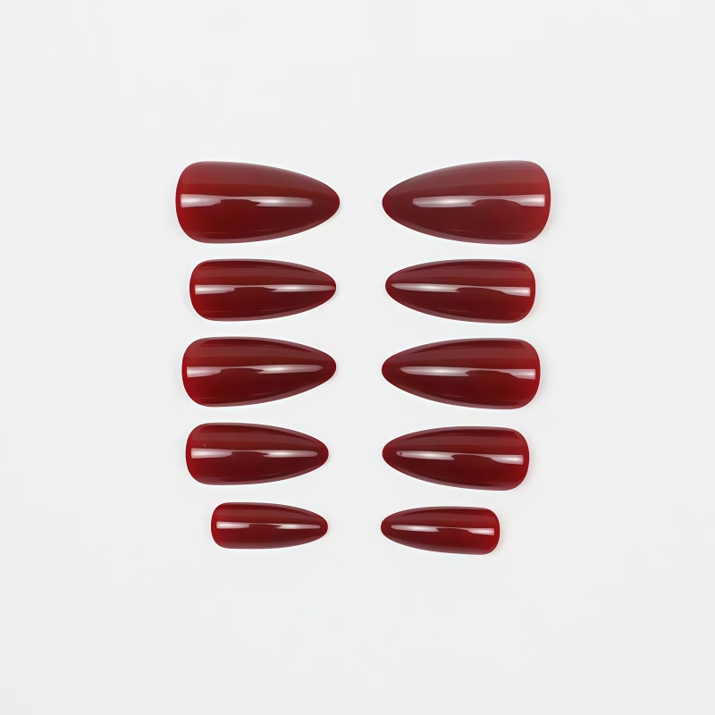2026 جديد 24 قطعة أظافر صناعية - مراجعة Nail Art Red Wine وسعره