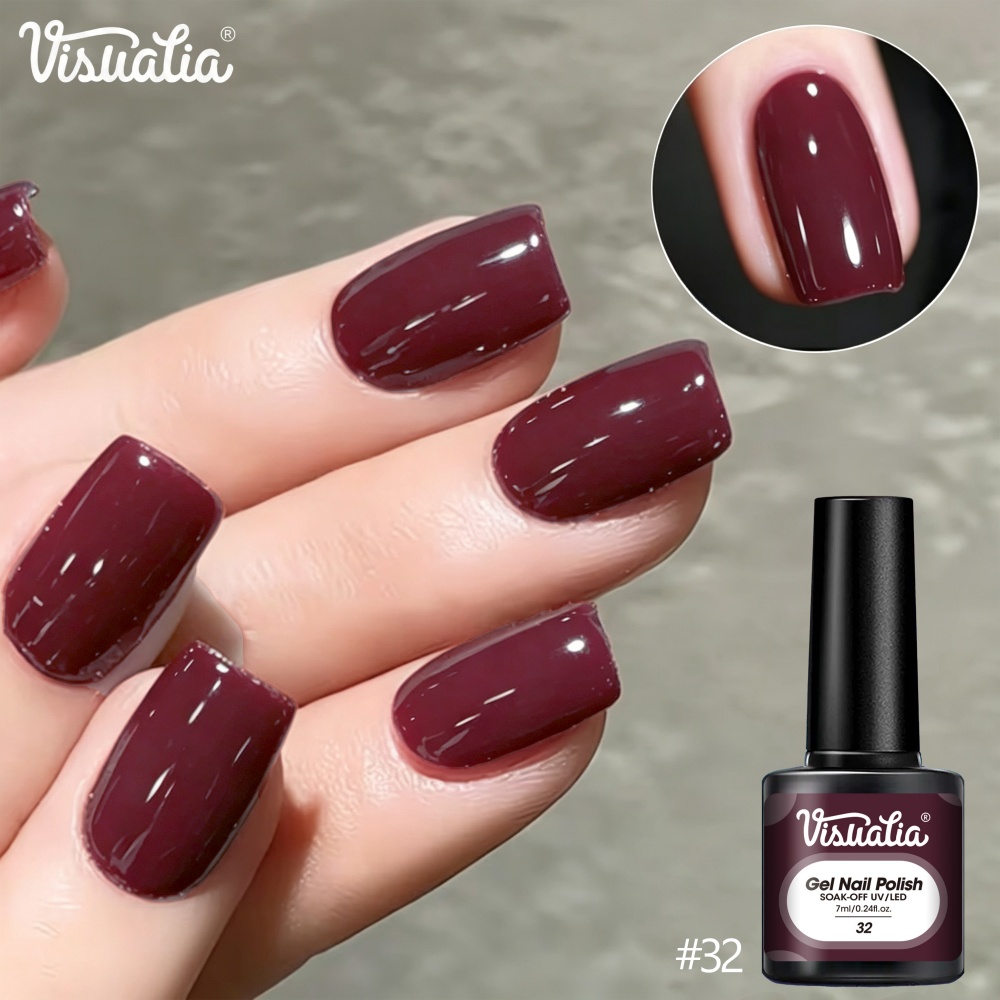 جل أظافر فيزوياتيا 7 مل باللون - مراجعة Nail Art Red Wine وسعره