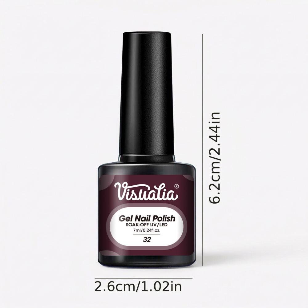 جل أظافر فيزوياتيا 7 مل باللون - مراجعة Nail Art Red Wine وسعره