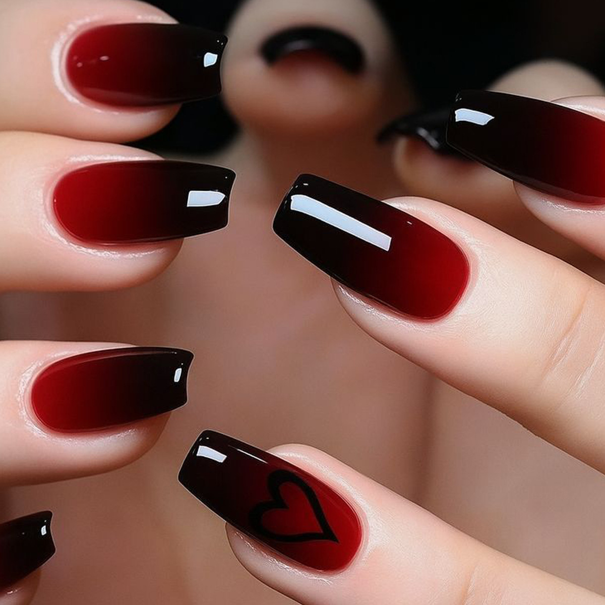 أظافر صناعية قصيرة متوسطة الحج - مراجعة Nail Art Red وسعره