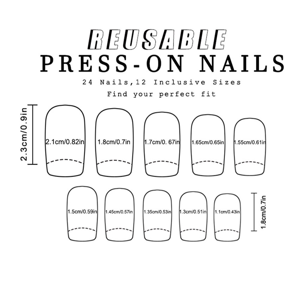 24 قطعة/مجموعة أظافر صناعية مل - مراجعة Nail Art Red وسعره